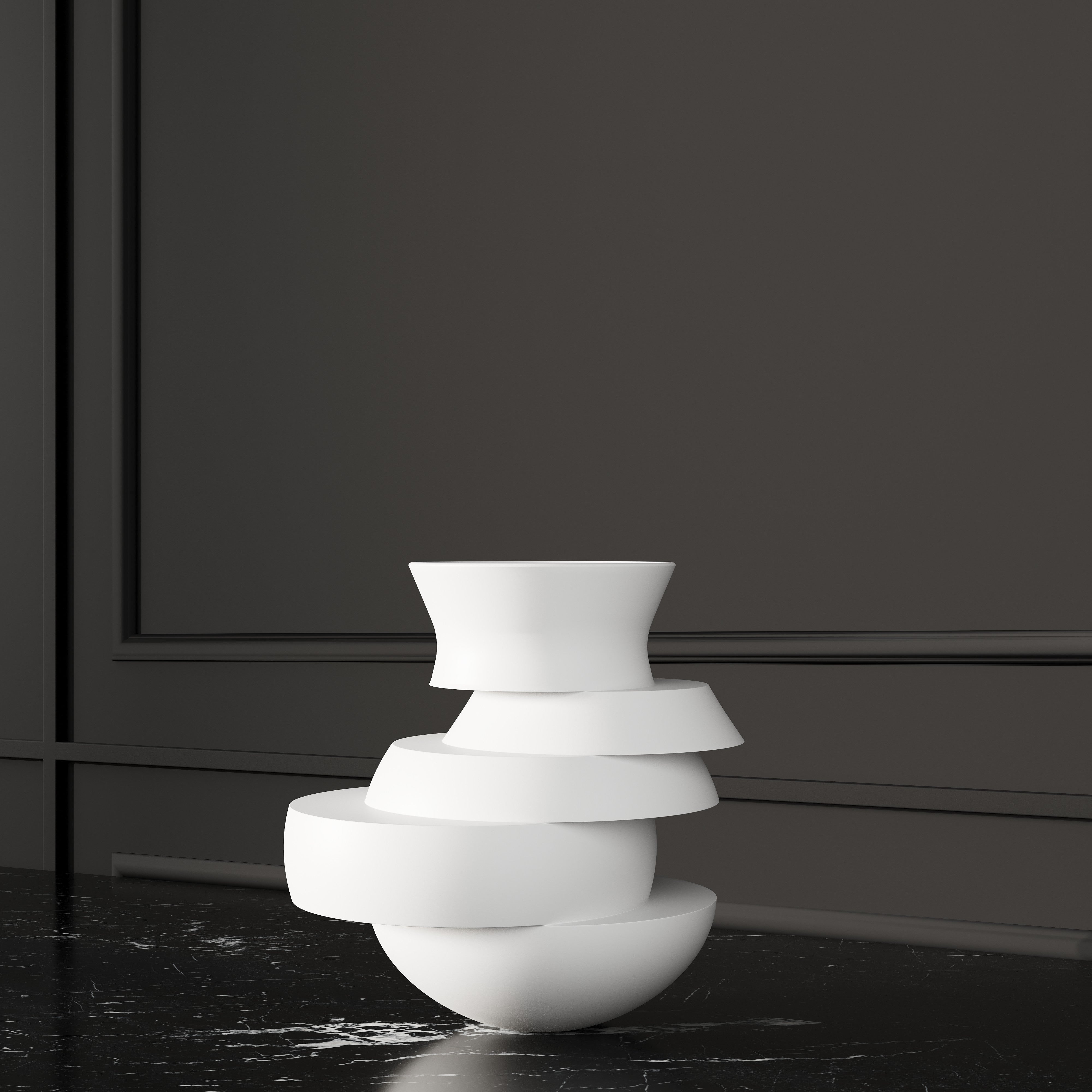 MISALIGNMENT CERAMIC VASE